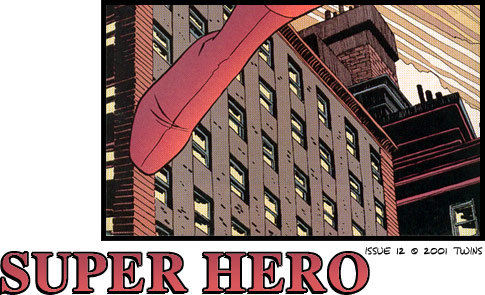 Superhero, issue 12 (c) 2001 twins